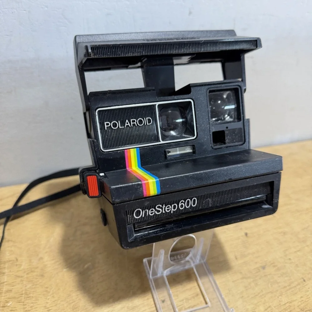 Polaroid OneStep 600 Close Up Instant Film Camera Vintage Black Untested